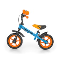 Kids bike Milly Mally Dragon with brake orange-blue