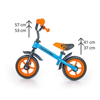 Kids bike Milly Mally Dragon orange-blue