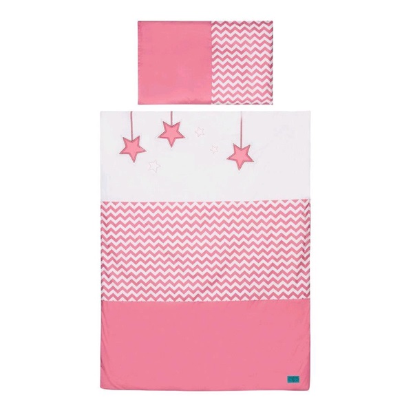 5-part bed linen Belisima Star 100/135 pink