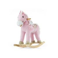 Rocking horse with melody Milly Mally Pony pink